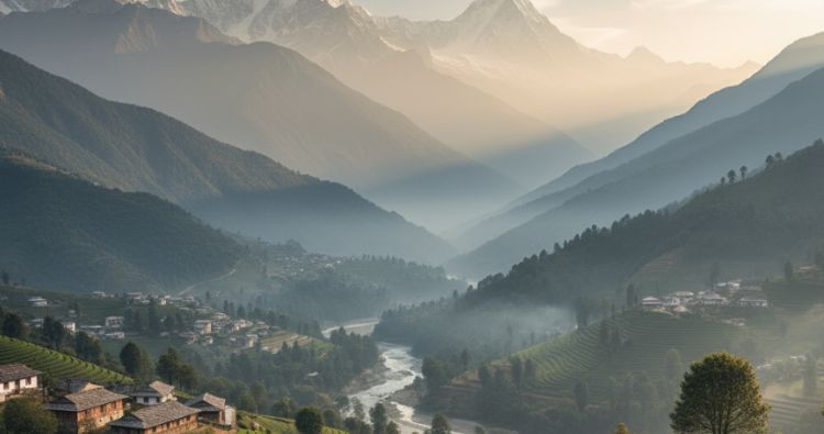 Valleys and pine forests of Himachal Pradesh