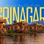 Panoramic view of Dal Lake and Srinagar city with snow-capped Himalayas — the perfect Kashmir travel destination in 2025.