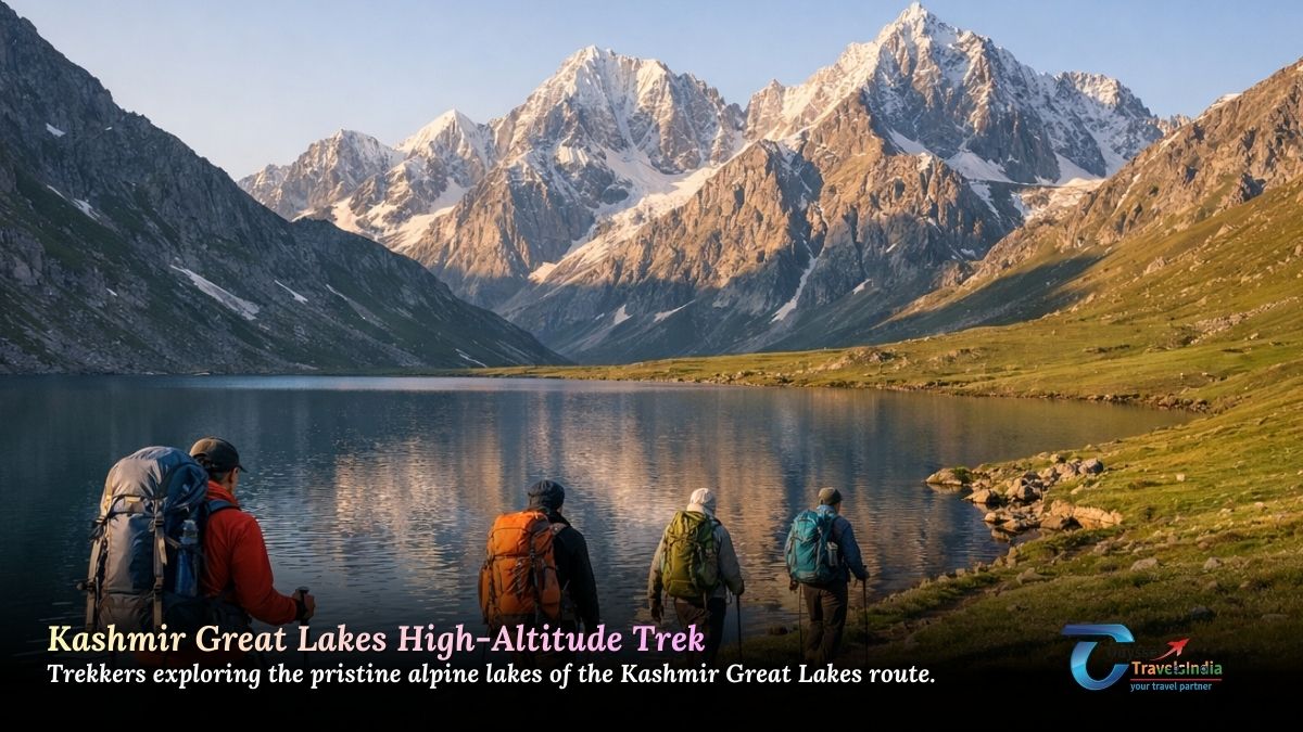High-altitude campsite during the Kashmir Great Lakes trek